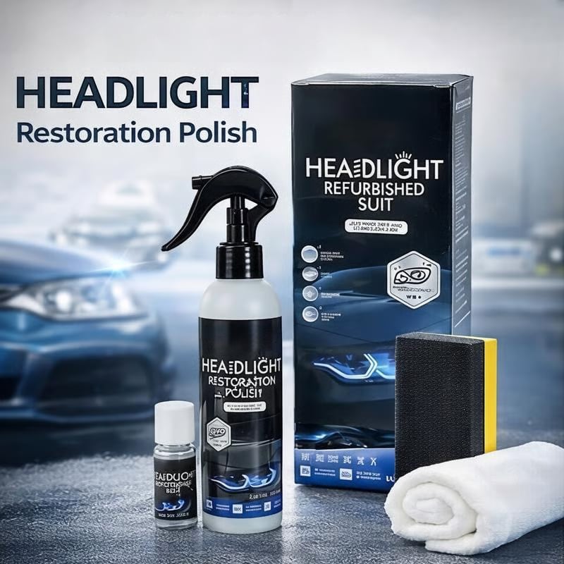 🚗LAST DAY 50% OFF ✨Orodira®Powerful Headlight Restoration Spray | Remove Yellowing & Oxidation Instantly