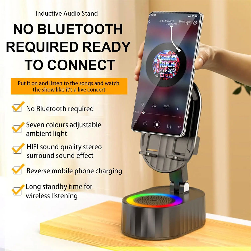 🔥Hot Sale 50% OFF🏆5-in-1 Wireless Speaker, Phone Holder & Ambient Light