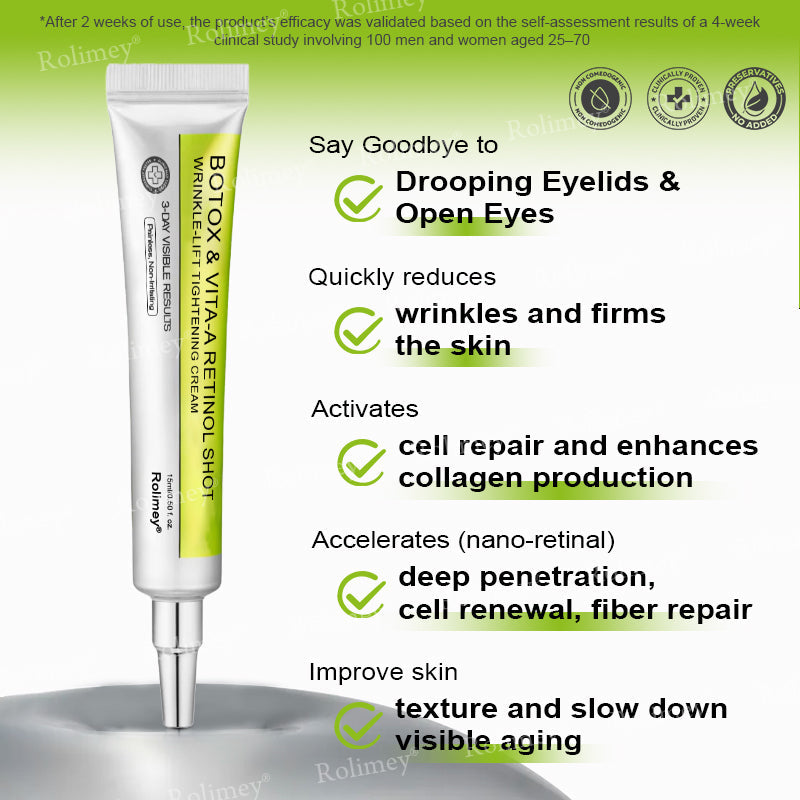 Botox & Vita A Retinol Shot Wrinkle - Lift Tightening cream
