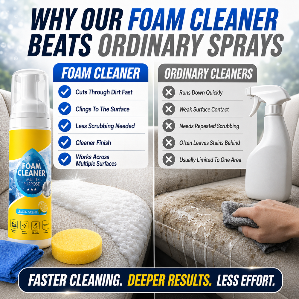 ⏳ FINAL 24 HOURS · 75% OFF🔥4-in-1 Multi-Enzyme Foam Cleaner – Deep Clean Car, Kitchen, Bathroom & Sofa UPSELL