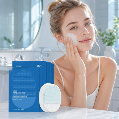 ✨ Double-Sided Face & Body Exfoliating Pads – 8 Per Pack