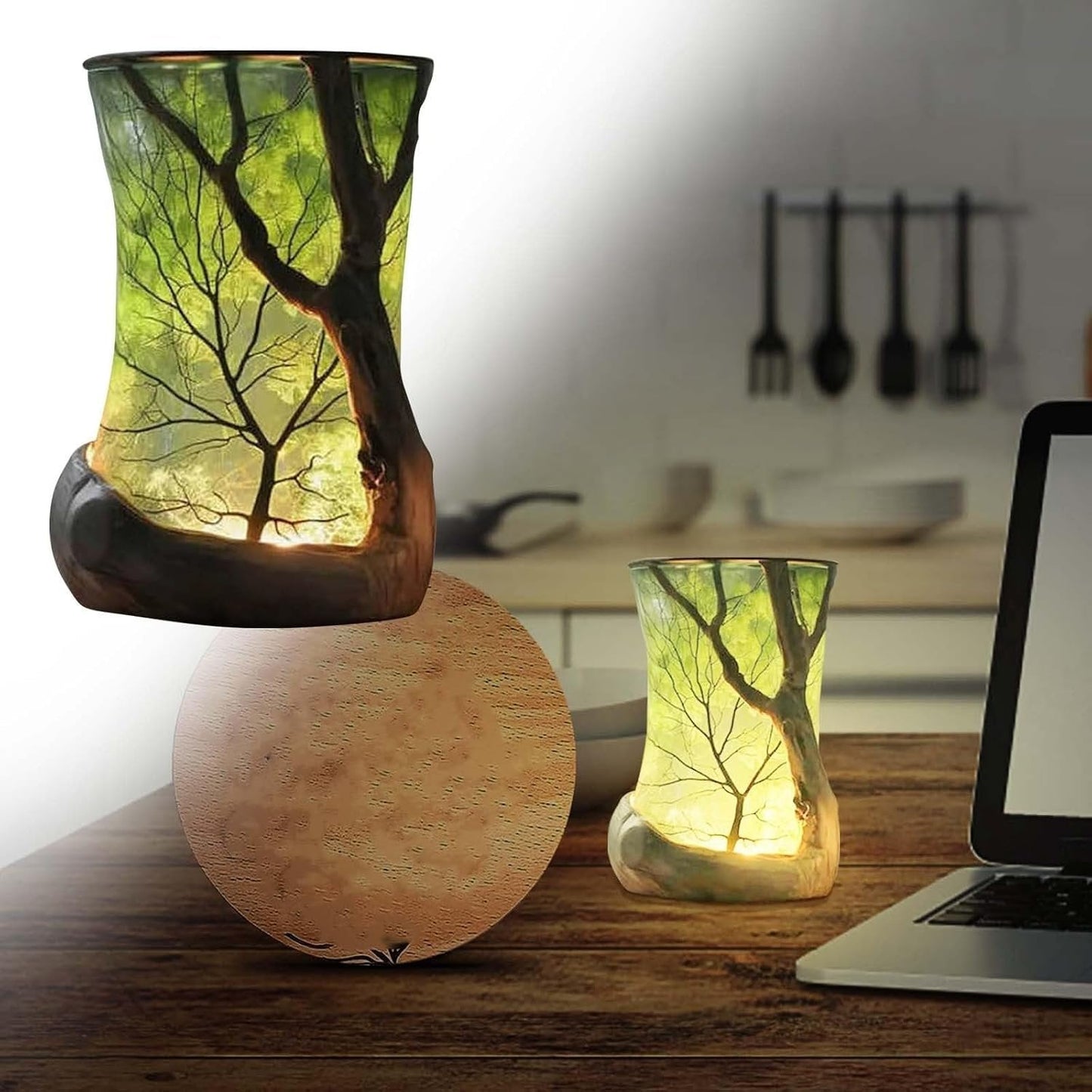 💞LAST DAY 50% OFF ✨🌿Orodira®“Enchanted Forest” Nature-Inspired Ambient Lamp