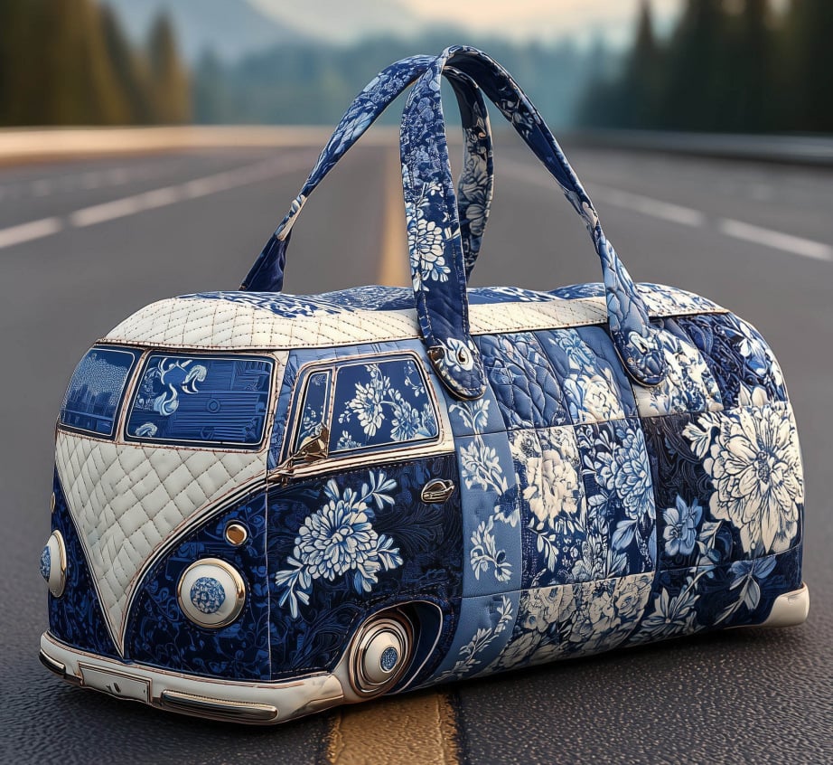 💞LAST DAY 50% OFF ✨Orodira® Hippie Journey Quilted Duffle Bag 3