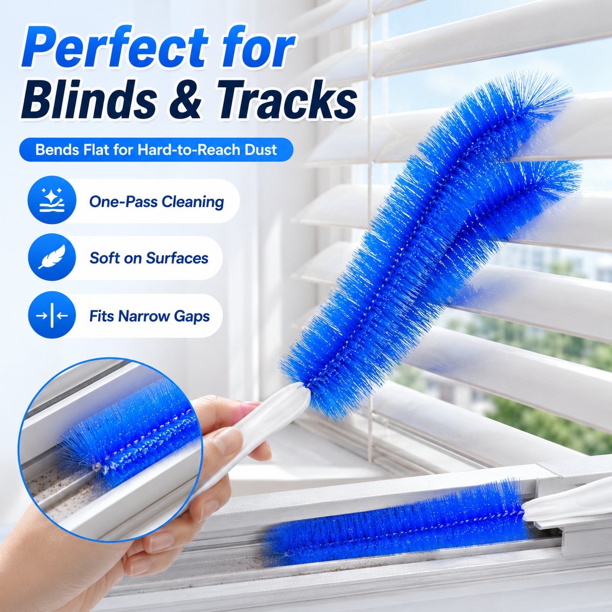 🧹 Bendable Dust Cleaning Brush – Reaches Every Corner