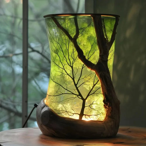 💞LAST DAY 50% OFF ✨🌿Orodira®“Enchanted Forest” Nature-Inspired Ambient Lamp