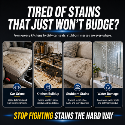 ⏳ FINAL 24 HOURS · 75% OFF🔥4-in-1 Multi-Enzyme Foam Cleaner – Deep Clean Car, Kitchen, Bathroom & Sofa UPSELL