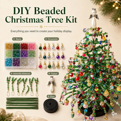 🎄 DIY Beaded Christmas Tree Kit – 5 Unique Styles UPSELL