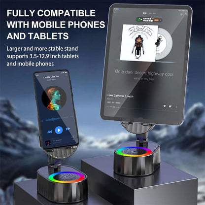 🔥Hot Sale 50% OFF🏆5-in-1 Wireless Speaker, Phone Holder & Ambient Light