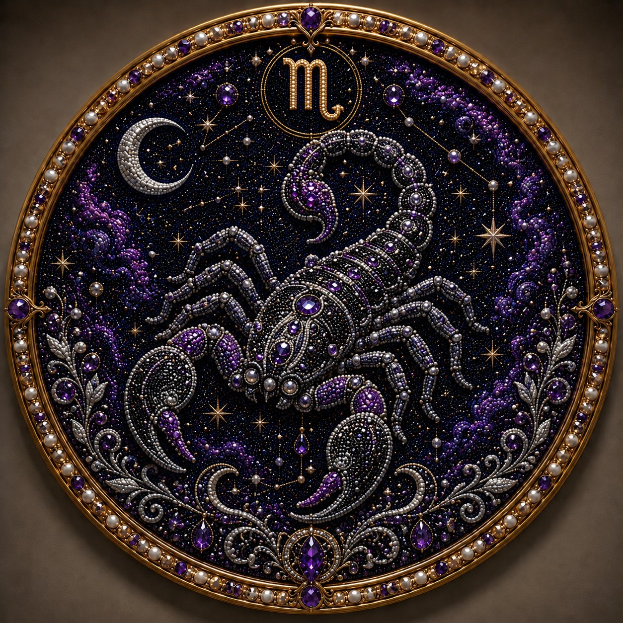 ♈ 12-Sign Zodiac Pearl Art DIY Kit – Create Your Sparkling Sign UPSELL