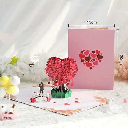 💞LAST DAY 75% OFF ✨Paper Love Mother's Day Card, Happy Mothers Day Pop Up Card 3D Design