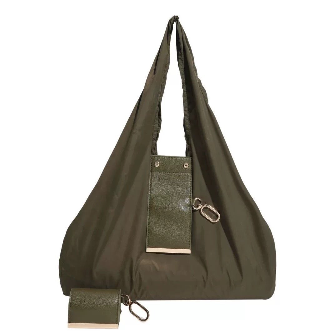 👜Orodira® Pocket-Sized Foldable Tote – Clips to Your Keys and Opens in Seconds UPSELL