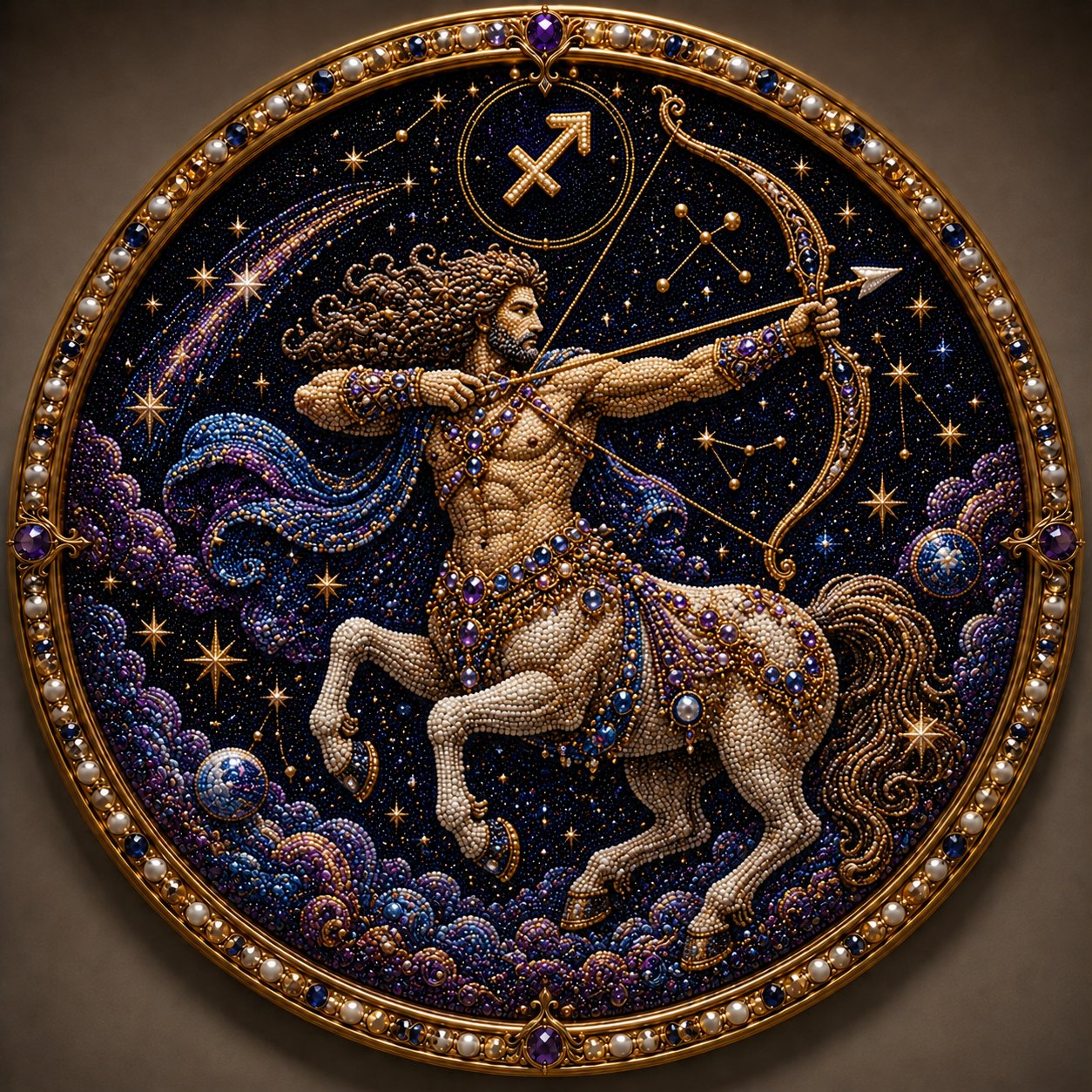 ♈ 12-Sign Zodiac Pearl Art DIY Kit – Create Your Sparkling Sign UPSELL