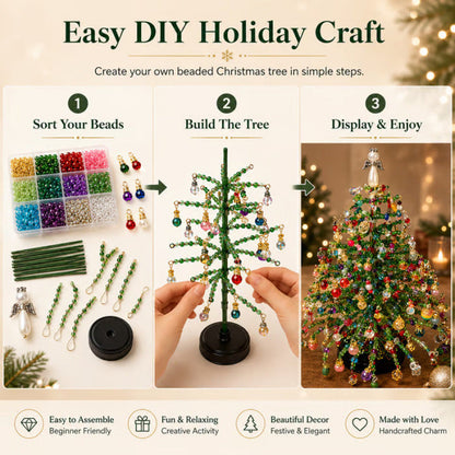 🎄 DIY Beaded Christmas Tree Kit – 5 Unique Styles UPSELL