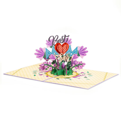 💞LAST DAY 75% OFF ✨Paper Love Mother's Day Card, Happy Mothers Day Pop Up Card 3D Design