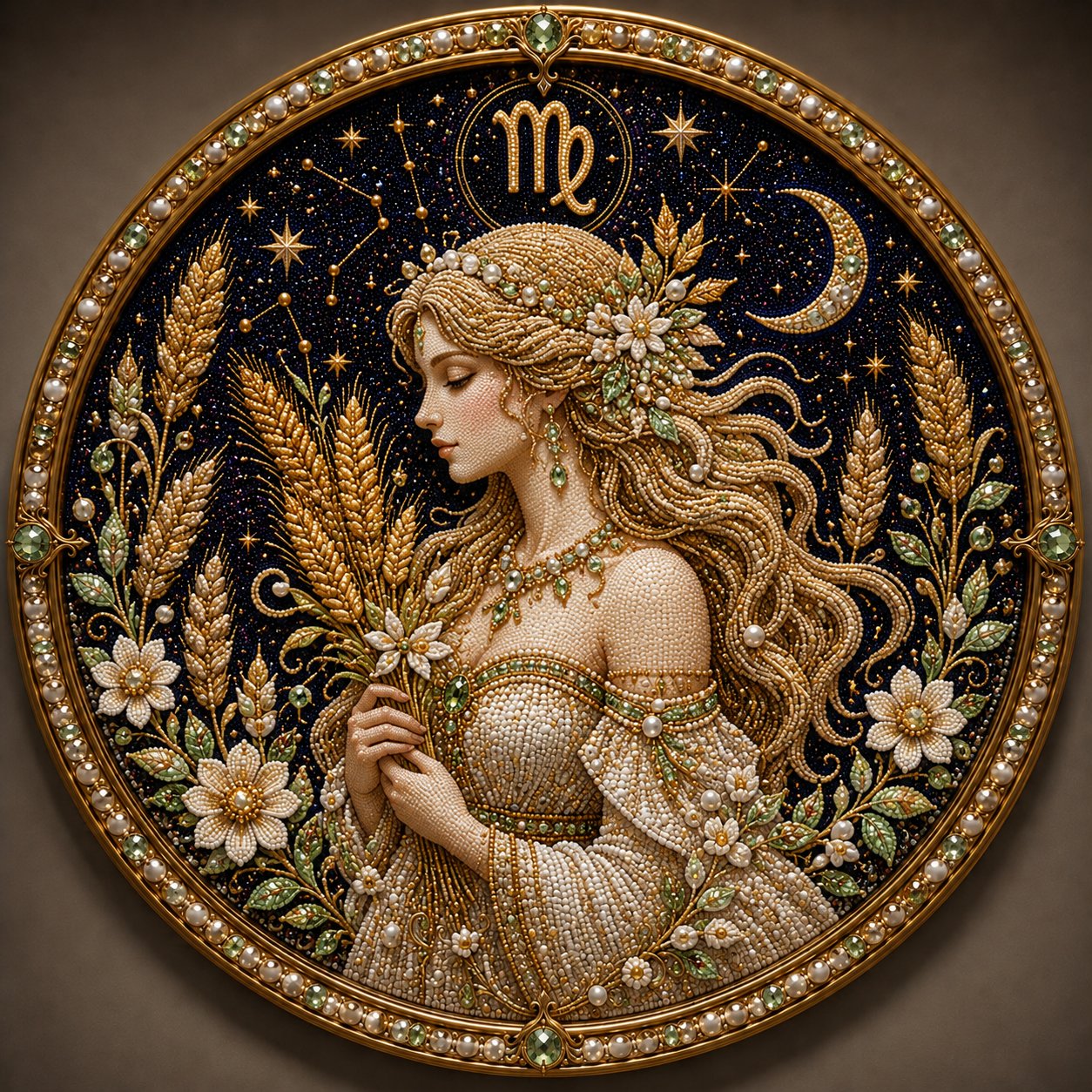 ♈ 12-Sign Zodiac Pearl Art DIY Kit – Create Your Sparkling Sign UPSELL