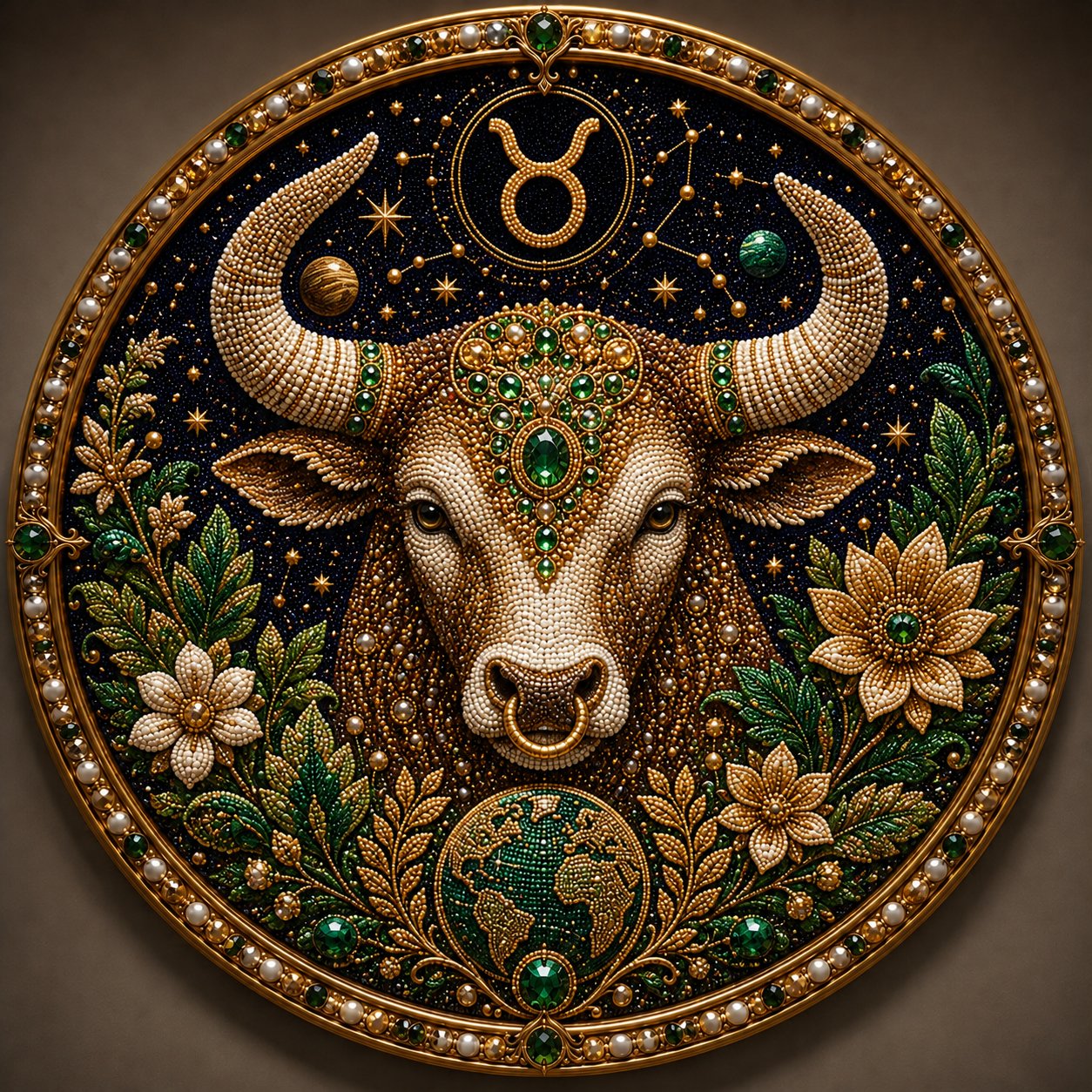 ♈ 12-Sign Zodiac Pearl Art DIY Kit – Create Your Sparkling Sign UPSELL
