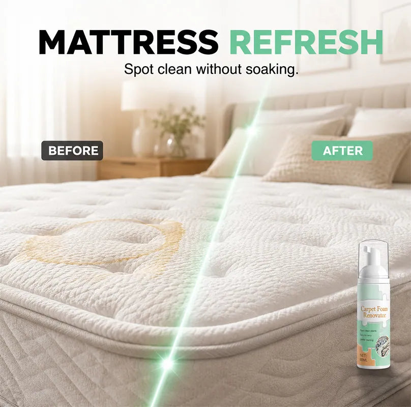 ⏳ FINAL 24 HOURS · 50% OFF🫧 Waterless Carpet Foam Stain Remover with Towel