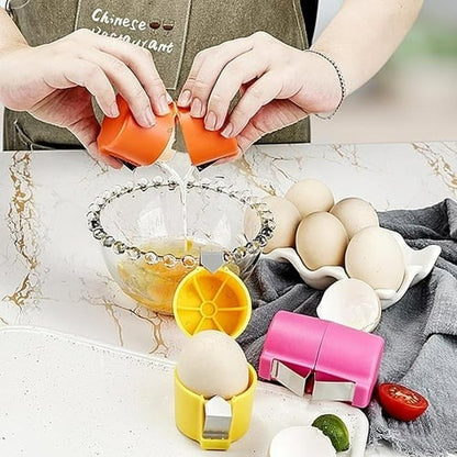 🥚 Quick Egg Cracker Tool – Cleaner Easier Egg Opening