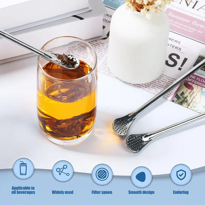 🥄 2-in-1 Straw Spoon – Sip, Scoop & Clean With Ease UPSELL