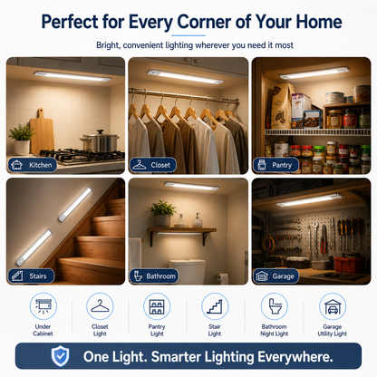 ⏳ FINAL 24 HOURS · 50% OFF💡 Motion Sensor Cabinet Light – No Wiring Needed