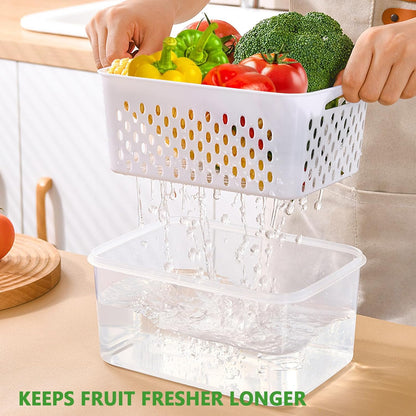 💷Food Saver Fridge Containers – See Your Fresh Produce Before It Goes Bad