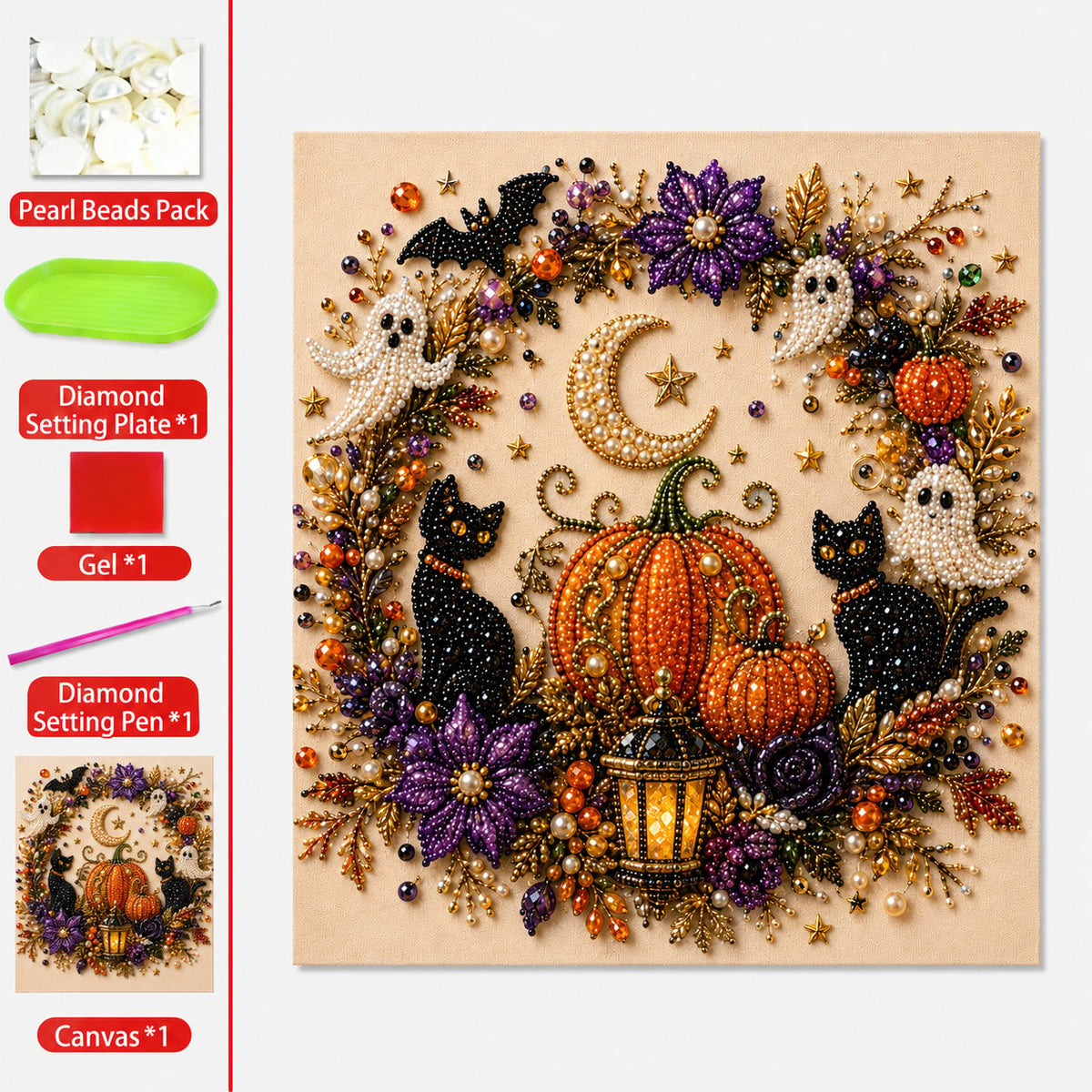 🎃Orodira® Halloween Pearl Diamond Painting Kit
