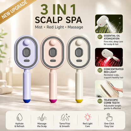 🔥Day Sale 50% OFF🔥Electric Spray Air Cushion Massage Comb