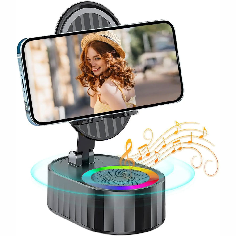 🔥Hot Sale 50% OFF🏆5-in-1 Wireless Speaker, Phone Holder & Ambient Light