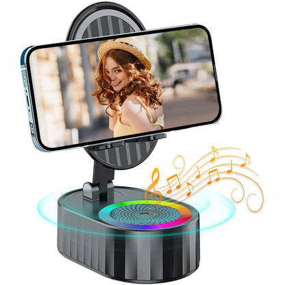 🔥Hot Sale 50% OFF🏆5-in-1 Wireless Speaker, Phone Holder & Ambient Light