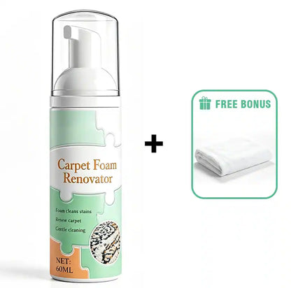 ⏳ FINAL 24 HOURS · 50% OFF🫧 Waterless Carpet Foam Stain Remover with Towel