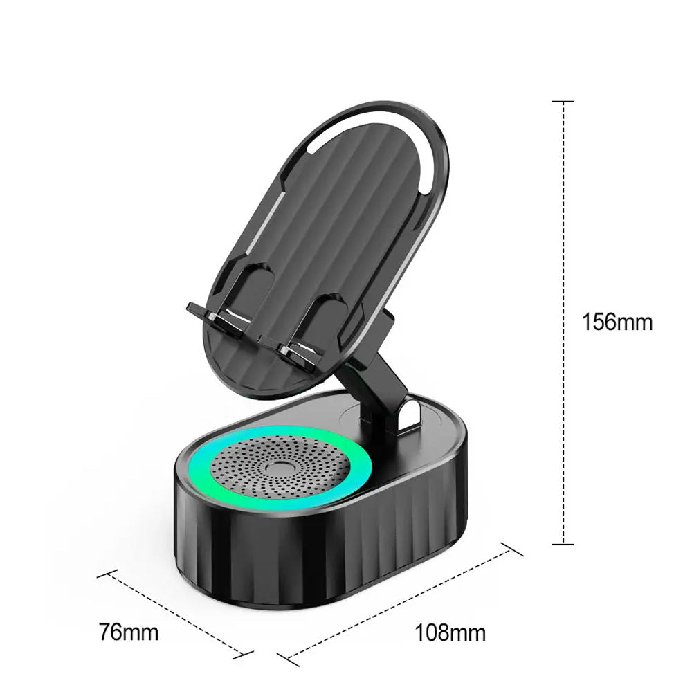 🔥Hot Sale 50% OFF🏆5-in-1 Wireless Speaker, Phone Holder & Ambient Light