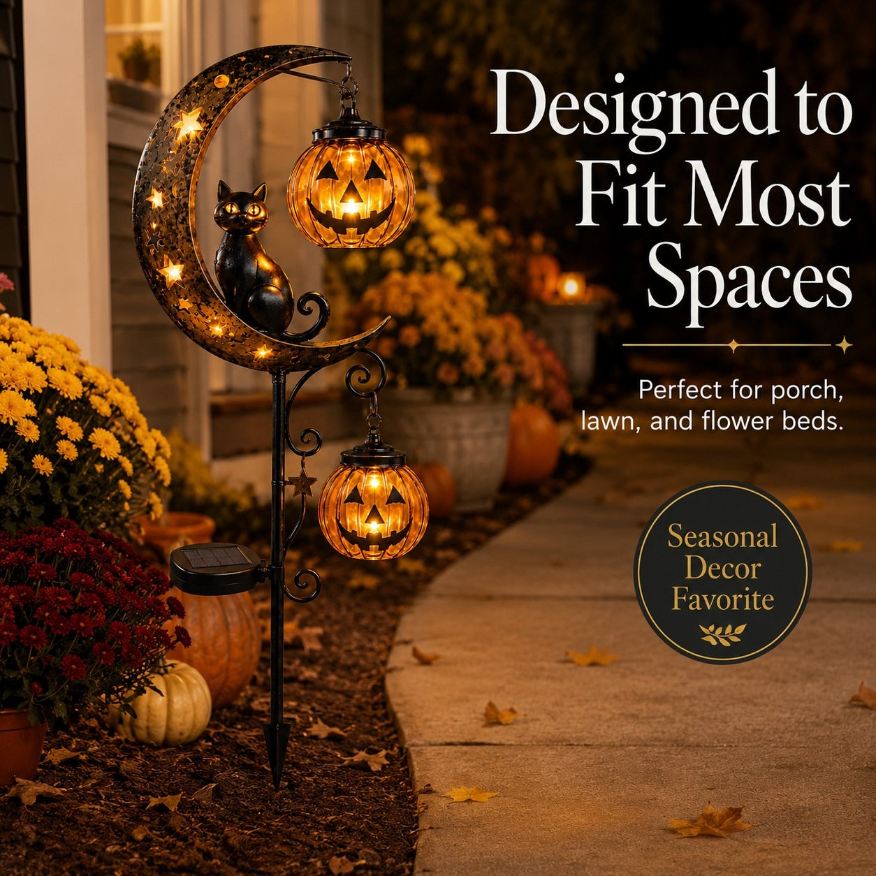 Orodira® 🎃 Halloween Early Bird Sale | 75% OFF Pumpkin Moon Garden Stake Light