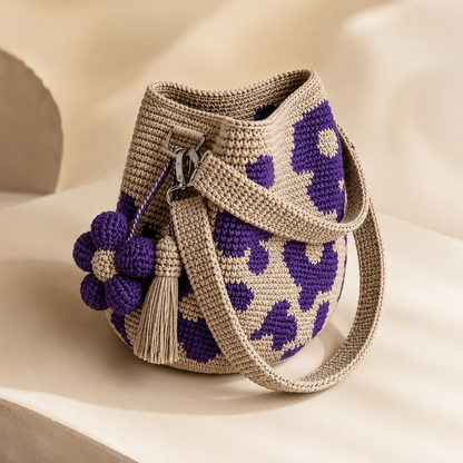 Orodira® Handwoven Flower Bucket Bag