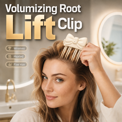 ✨ Wireless Heated Root Lift Clip – Quick Crown Volume at Home