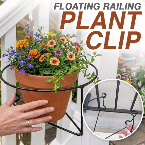 🔥💞LAST DAY 50% OFF ✨Floating Railing Planter - Plant Clip
