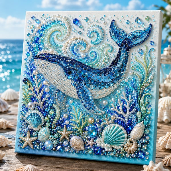 🌊Orodira® Ocean Pearl Diamond Painting Kit – 8 Designs UPSELL