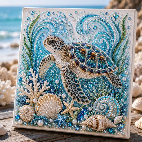 🌊Orodira® Ocean Pearl Diamond Painting Kit – 8 Designs UPSELL