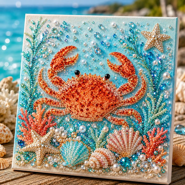 🌊Orodira® Ocean Pearl Diamond Painting Kit – 8 Designs UPSELL