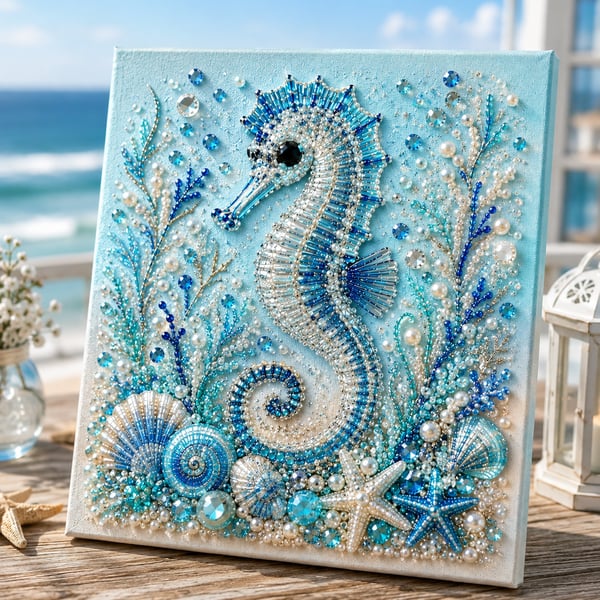 🌊Orodira® Ocean Pearl Diamond Painting Kit – 8 Designs UPSELL