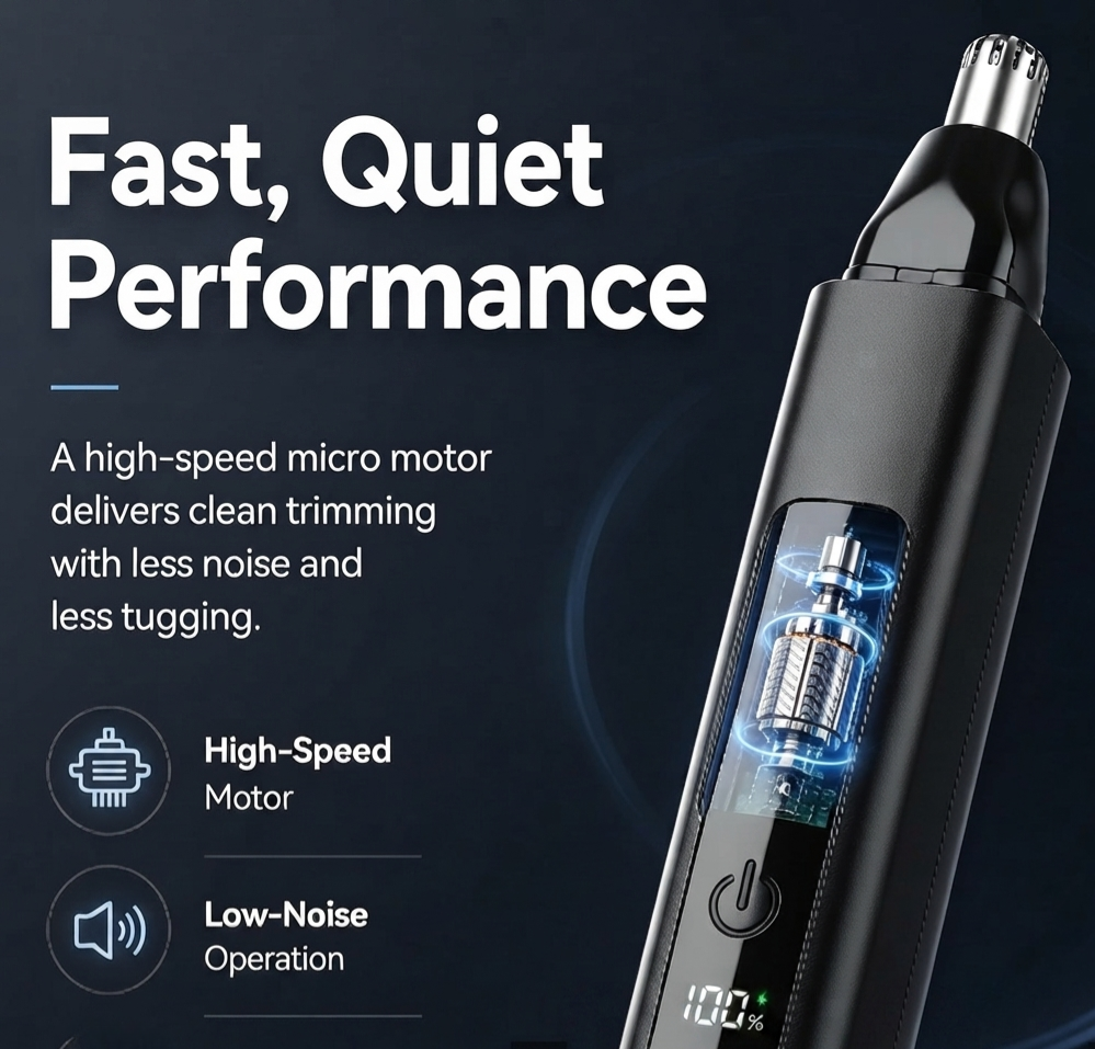 ✂️Orodira® Rechargeable LED Nose Ear & Facial Hair Trimmer