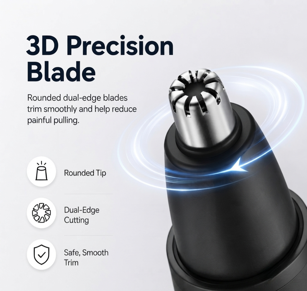 ✂️Orodira® Rechargeable LED Nose Ear & Facial Hair Trimmer