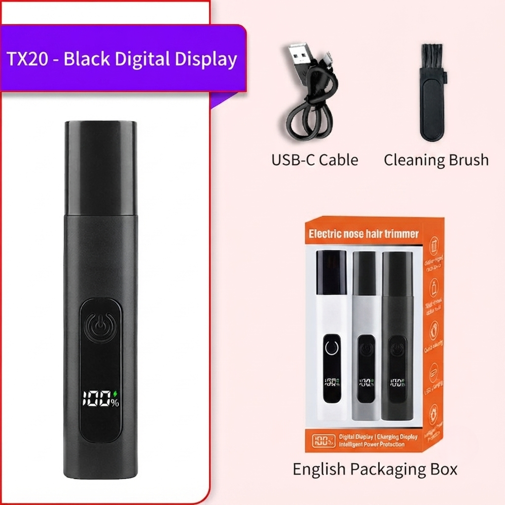 ✂️Orodira® Rechargeable LED Nose Ear & Facial Hair Trimmer
