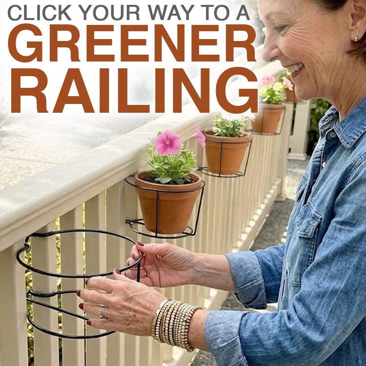 🔥💞LAST DAY 50% OFF ✨Floating Railing Planter - Plant Clip