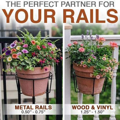 🔥💞LAST DAY 50% OFF ✨Floating Railing Planter - Plant Clip