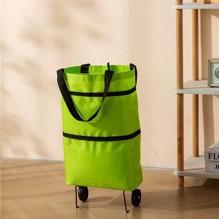 Orodira®🛒 Foldable 2-in-1 Rolling Shopping Bag