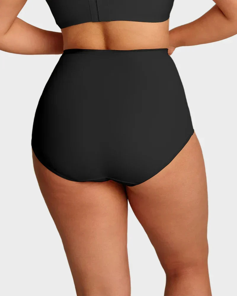 🌸Plus-Size High-Waist Cross Tummy Control Panties