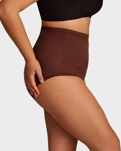 🌸Plus-Size High-Waist Cross Tummy Control Panties