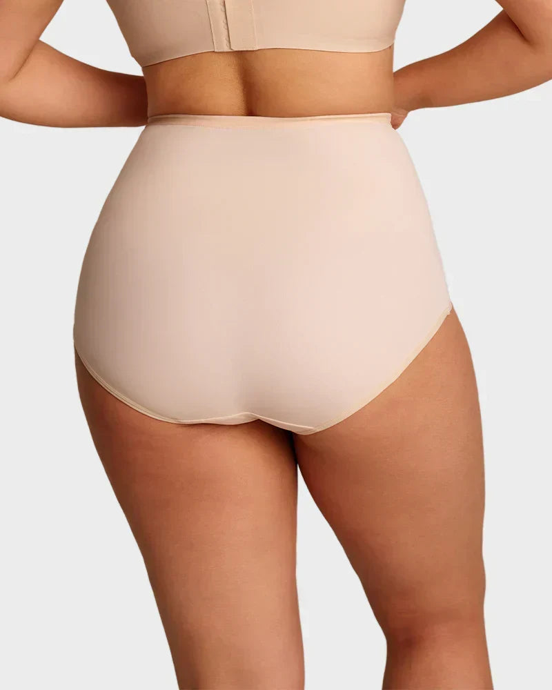 🌸Plus-Size High-Waist Cross Tummy Control Panties