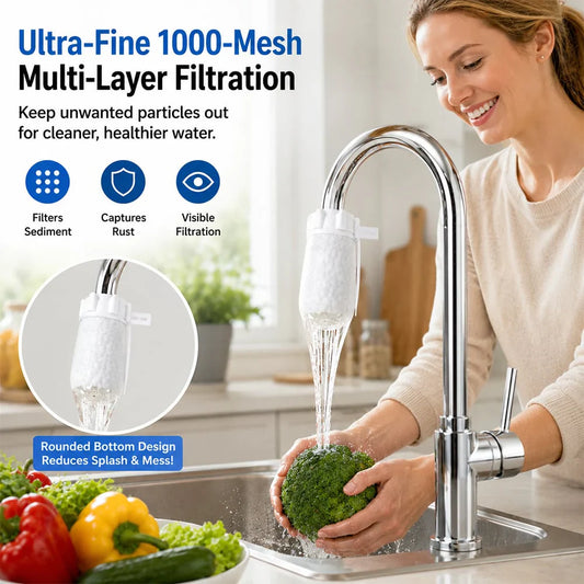 Orodira® Universal Faucet Filter Bag Effective filtration for tap water and spring water, removes rust and various impurities