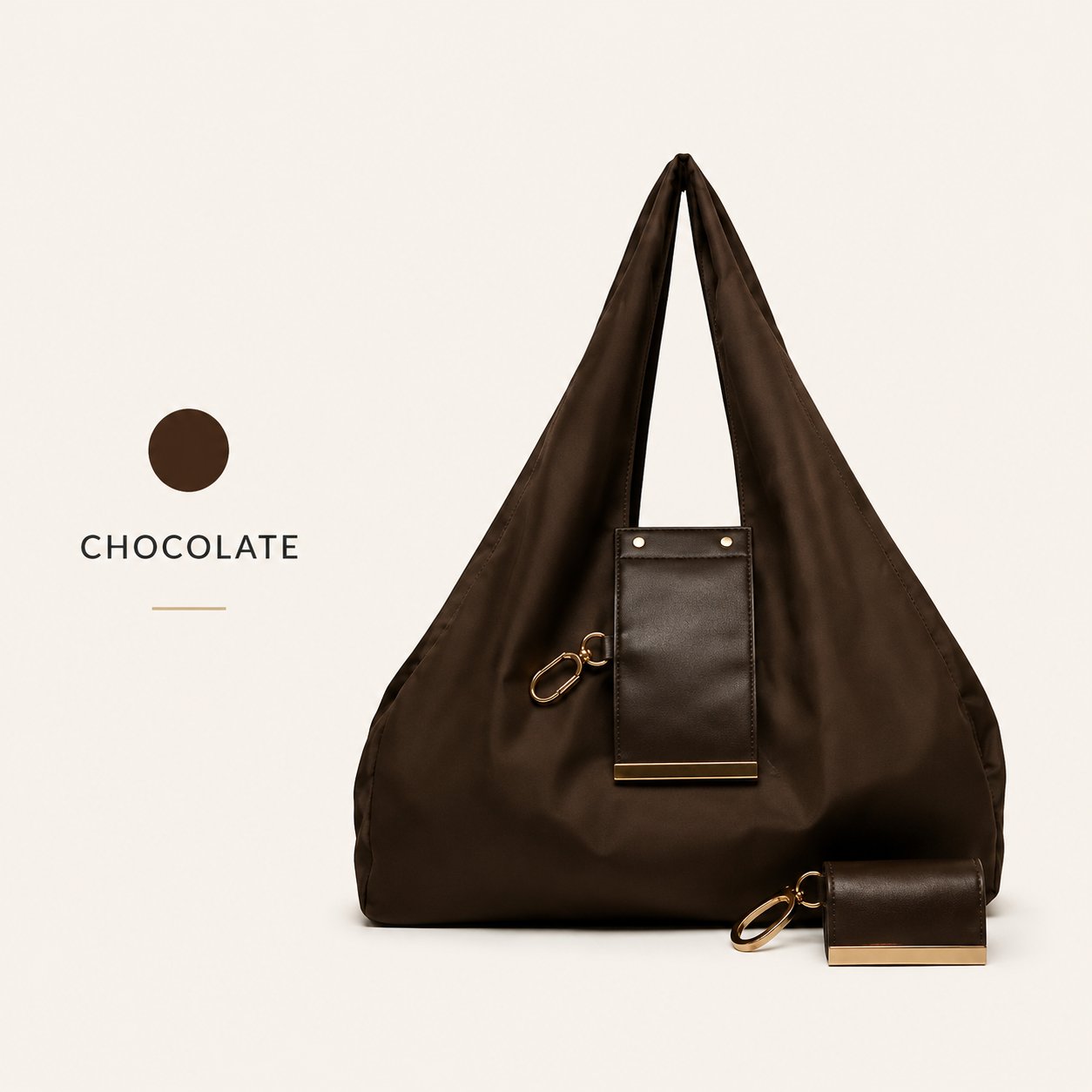 👜Orodira® Pocket-Sized Foldable Tote – Clips to Your Keys and Opens in Seconds